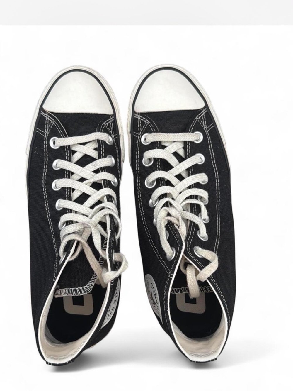 Converse Black and White High-Top Sneakers